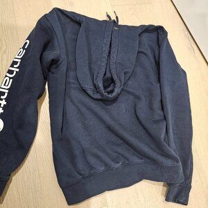 Carhartt K288 Sleeve Logo Hoodie – Men’s Small – New Navy – $59.99 Retail